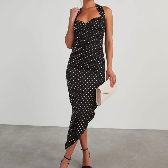 VICI POLKA DOT DRESS - Picture 1 of 8